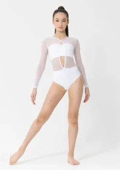 Clearance Studio 7 Kylie Leotard | White