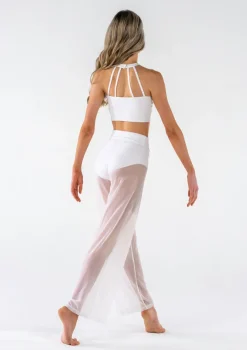 Fashion Studio 7 Mesh Performance Pants | White