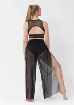 Sale Studio 7 Mesh Wrap Pants | Black