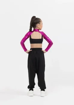 Fashion Studio 7 Metallic Shrug | Hot Pink