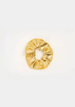 Fashion Studio 7 Nylon Metallic Scrunchie