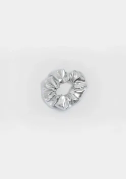 Fashion Studio 7 Nylon Metallic Scrunchie