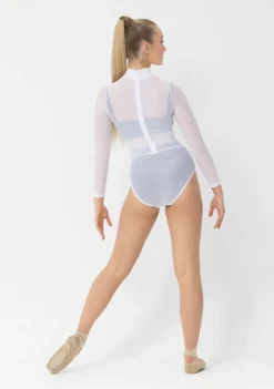 Discount Studio 7 Sammy Mesh Leotard | White