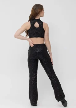 Outlet Studio 7 Sequin Stage Pants | Black