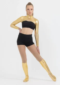 Fashion Studio 7 Spats | Metallic Gold
