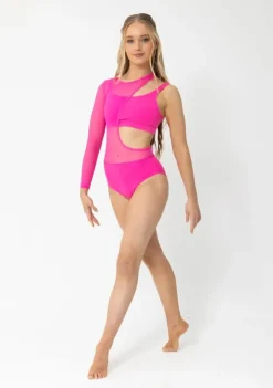 Fashion Studio 7 Tammy Pullover Leotard | Hot Pink
