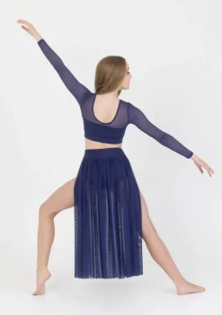 Fashion Studio 7 Tyler Long Sleeve Crop | Navy