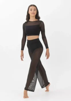 New Studio 7 Tyler Long Sleeve Crop | Black