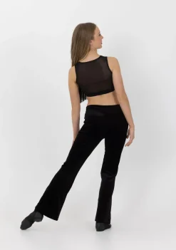 New Studio 7 Velvet Stage Pants | Black