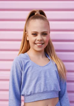 New Studio 7 Warm Up Cropped Hoodie | Child