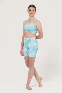 Clearance Uactiv June Crop Top | Blue Sprinkle
